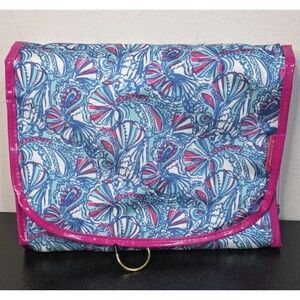 Lilly Pulitzer Target Hanging Cosmetic Bag Valet Travel My Fans Makeup Toiletry